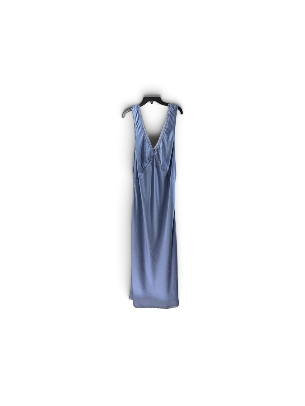 American Eagle Y2K Style Light Blue Satin Maxi Slip Dress XL